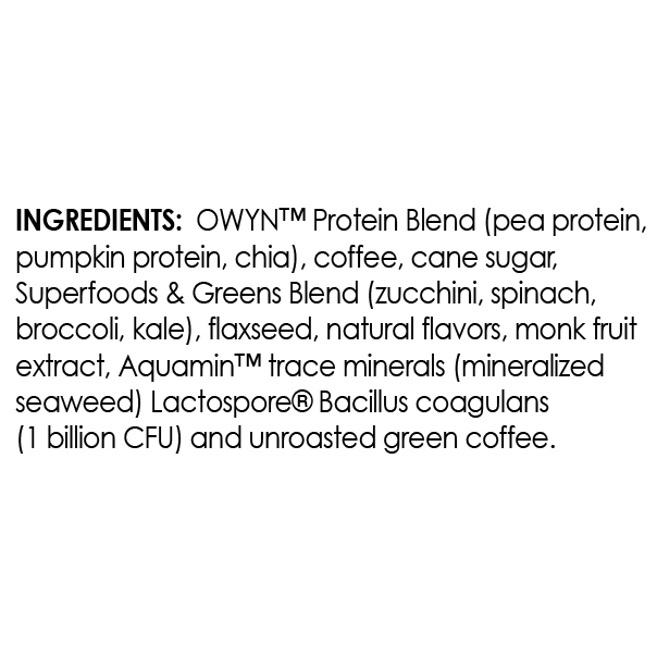 Cold Brew Coffee Protein Powder - 1.1 LBS, 14 Servings