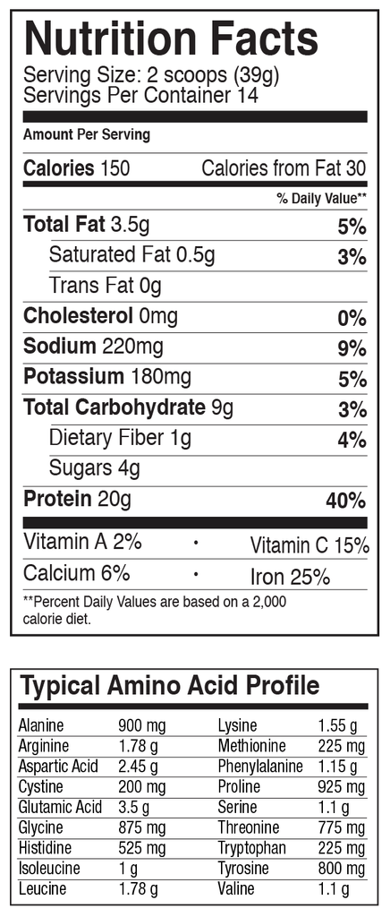 Cold Brew Coffee Protein Powder - 1.1 LBS, 14 Servings