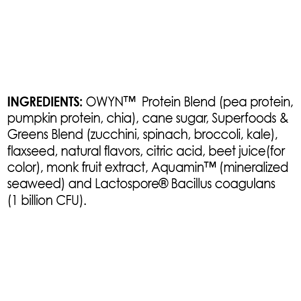 Strawberry & Banana Protein Powder - 1.1 LBS, 14 Servings